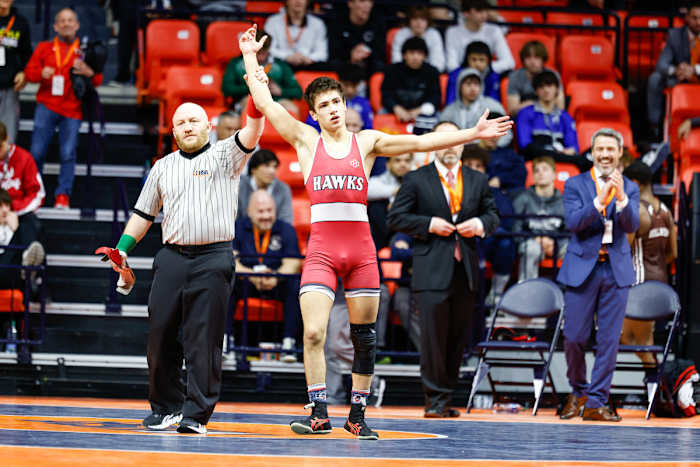 Illinois wrestling championships February 17 2024 Nate Latsch 25991